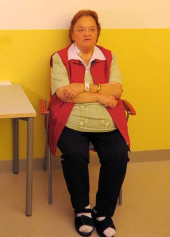 Irimtraud Eichler var með risaæxli.