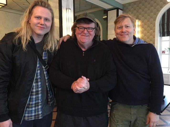 Þeir Frosti, Moore og Jón Gnarr