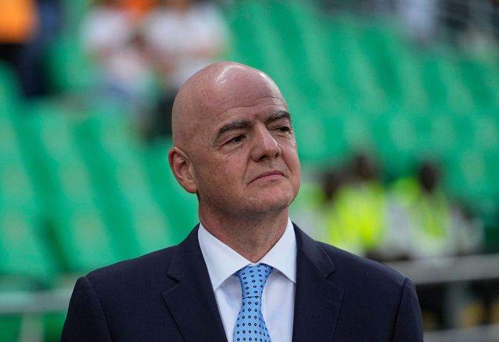 Gianni Infantino, forseti FIFA, er ekki maður sem liggur á skoðunum sínum.