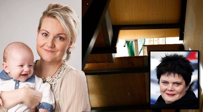 Helga Þórey Júlíudóttir, móðir hins tveggja og hálfs árs gamla Róberts Ómars Þorsteinssonar, segir það kraftaverk að barnið hafi lifað fallið af.