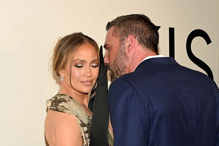 Ben Affleck og Jennifer Lopez á dreglinum í New York.