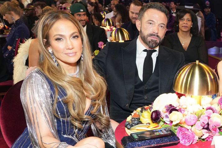 Jennifer Lopez og Ben Affleck héldu í gær upp á fyrsta Valentínusardaginn sem hjón.