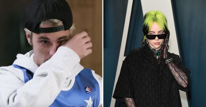 Bieber vill greinilega ekki sjá Eilish fara sömu leið og hann sjálfur.