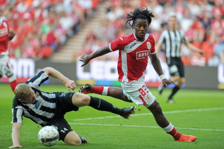 Brynjar Björn í leiknum gegn Standard Liege í vikunni.