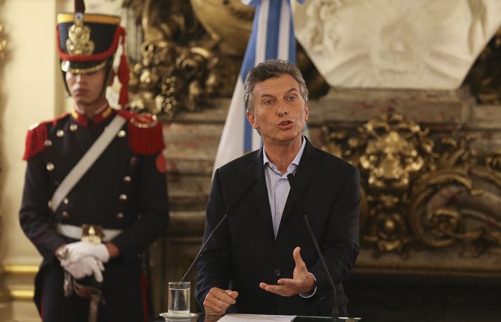 Mauricio Macri, forseti Argentínu.