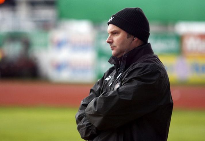 Kristján Guðmundsson þjálfaði HB framan af sumri.