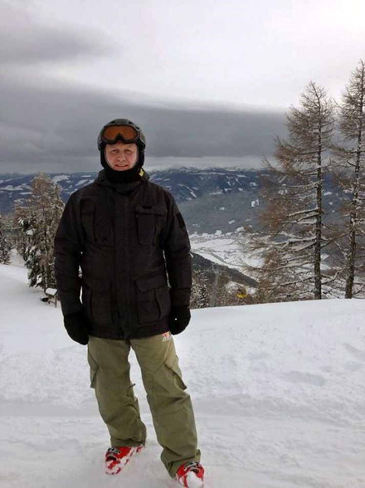 Einar Lyng var nýlega staddur í Austurríki þar sem hann fór að sjálfsögðu á skíði.