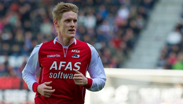 Rasmus Elm í leik með AZ Alkmaar.