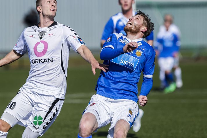 Viktor Bjarki Arnarsson í leik með Fram síðasta sumar.