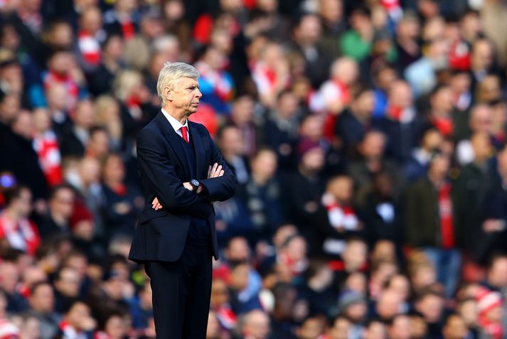Arsene Wenger er ekki sá vinsælasti á Emirates-vellinum.