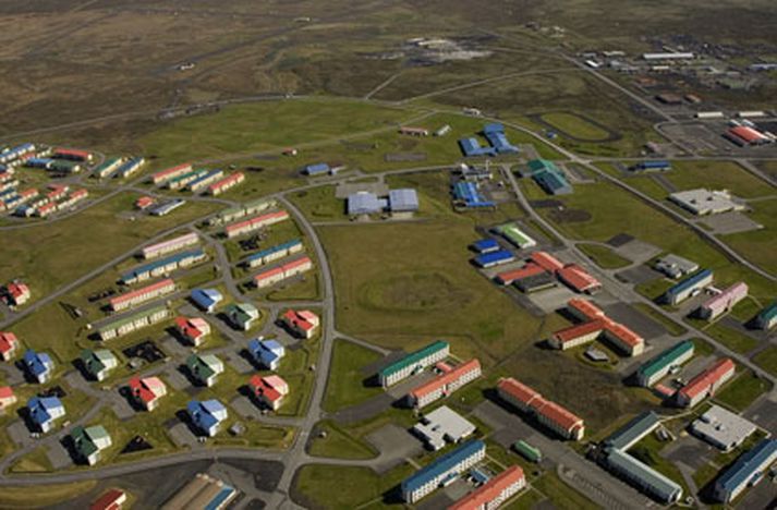 Séð yfir Vallarheiði.