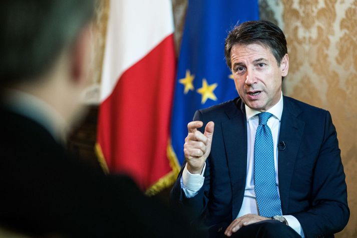 Giuseppe Conte forsætisráðherra Ítalíu.