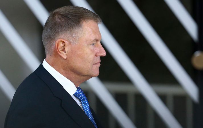 Klaus Iohannis tók við forsetaembætti í Rúmeníu árið 2014.