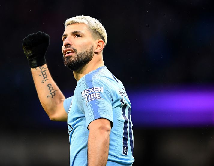 Aguero er lykilleikmaður í liði Manchester City.