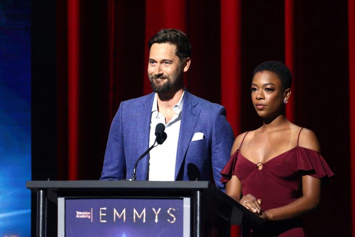 Leikararnir Ryan Eggold and Samira Wiley lásu upp tilnefningar í dag.