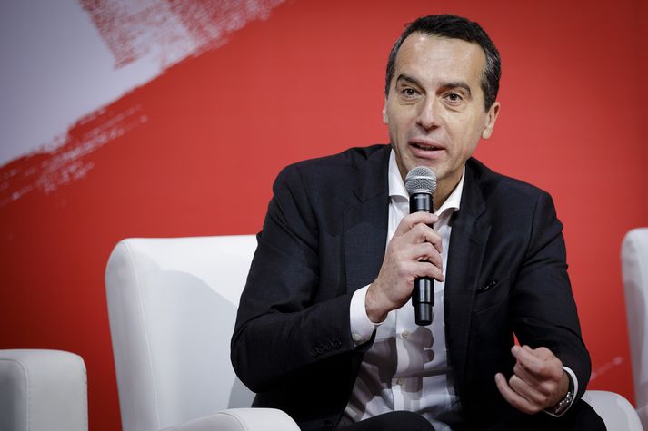 Christian Kern gegndi embætti kanslara Austurríkis á árunum 2016 til 2017.