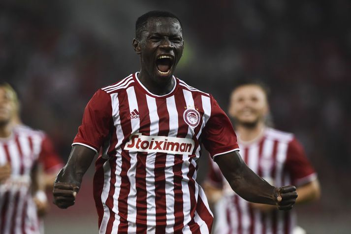 Mady Camara skoraði og fékk rautt í sigri kvöldsins hjá Olympiakos.