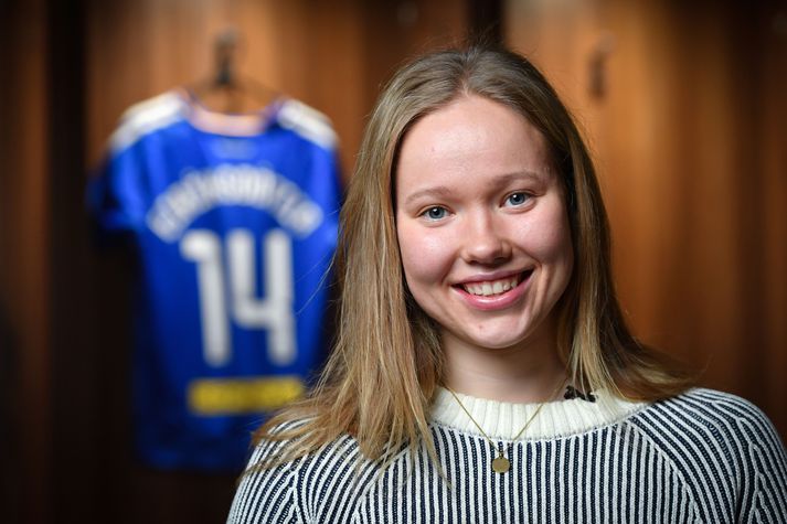 Hlín Eiriksdóttur líkar lífið vel á Englandi hjá Leicester City