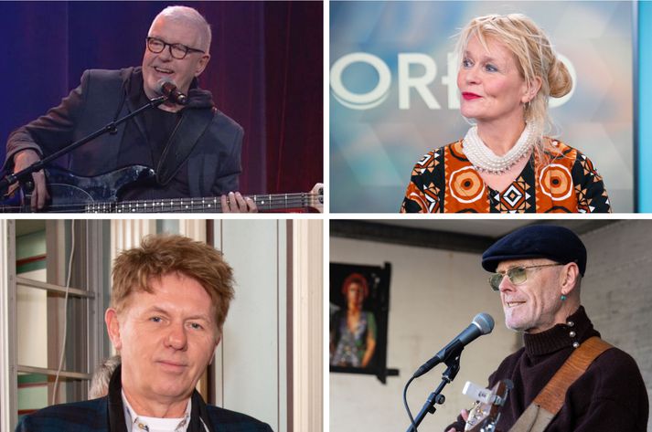 Þau minntust Magnúsar Eiríkssonar.