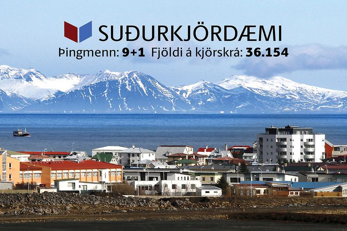 10 þingsæti eru í boði í Suðurkjördæmi.