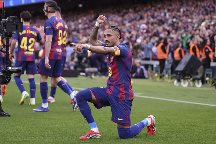 Raphinha er nú kominn með ellefu mörk í spænsku úrvalsdeildinni.
