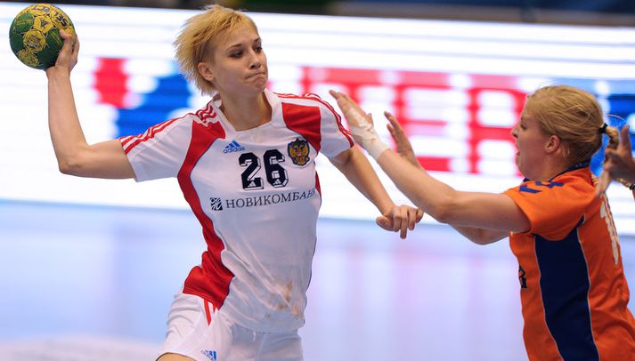 Tatiana Khmyrova og félagar í rússneska landsliðinu virðast ógnarsterkir.