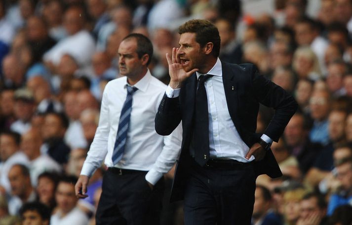 Villas-Boas og Steve Clarke á meðan þeir voru í starfi.