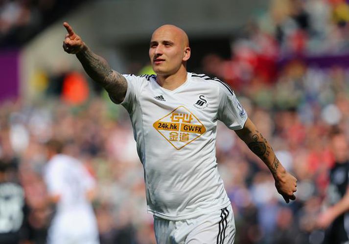 Shelvey fagna einu þriggja deildarmarka sinna í vetur.