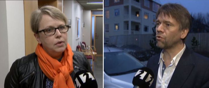 Bryndís Snæbjörnsdóttir, formaður Landssamtaka Þroskahjálpa og Markús H. Guðmundsson, forstöðumaður Hins hússins.