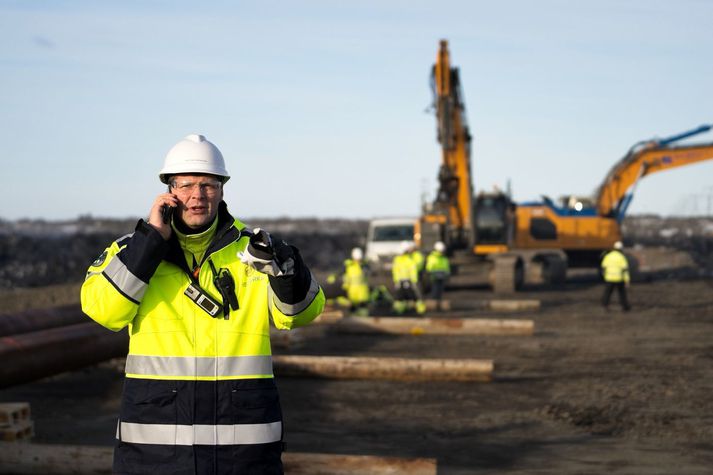 Það er í nægu að snúast hjá Kristni Harðarsyni, framkvæmdastjóra framleiðslusviðs HS Orku þessa dagana.