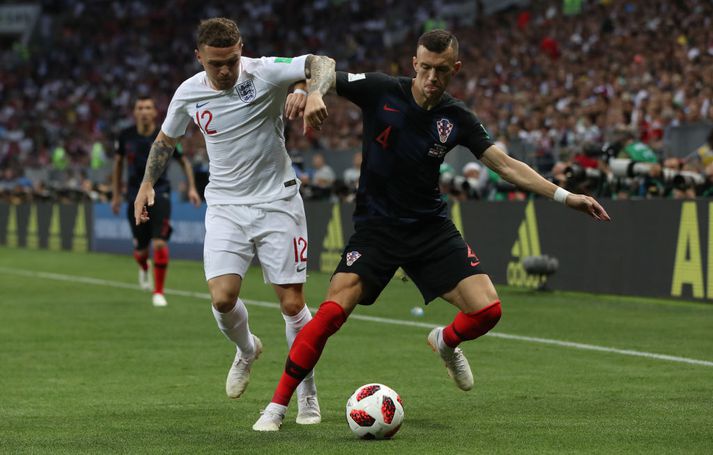 Perisic í baráttunni við Trippier.