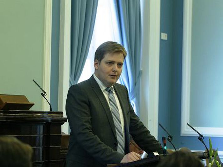 Sigmundur Davíð Gunnlaugsson.