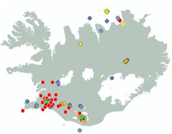 Fjöldi skjálfta hefur mælst við Hellisheiðavirkjun í dag. Stærsti skjálftinn var yfir þrjá á Richter.