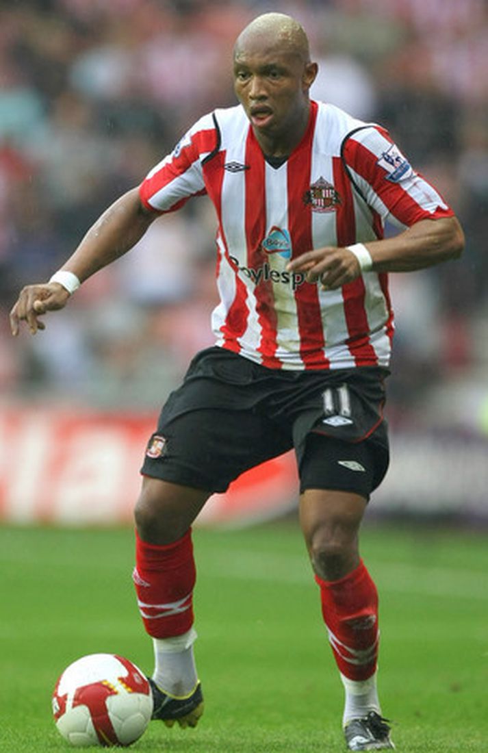 El-Hadji Diouf í leik með Sunderland.