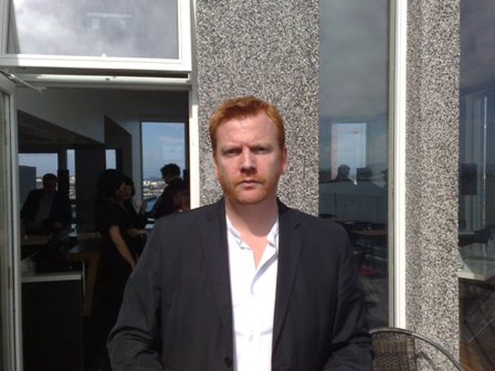 Þorsteinn Stephensen, eigandi Hr. Örlygs, á blaðamannafundinum í dag. 