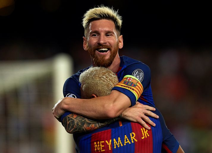 Messi og Neymar voru óstöðvandi í kvöld.