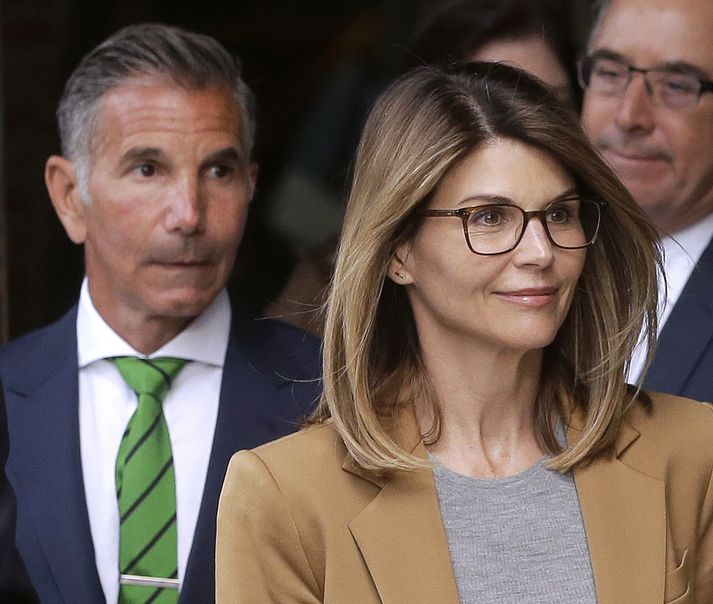 Lori Loughlin og eiginmaður hennar Mossimo Giannulli.