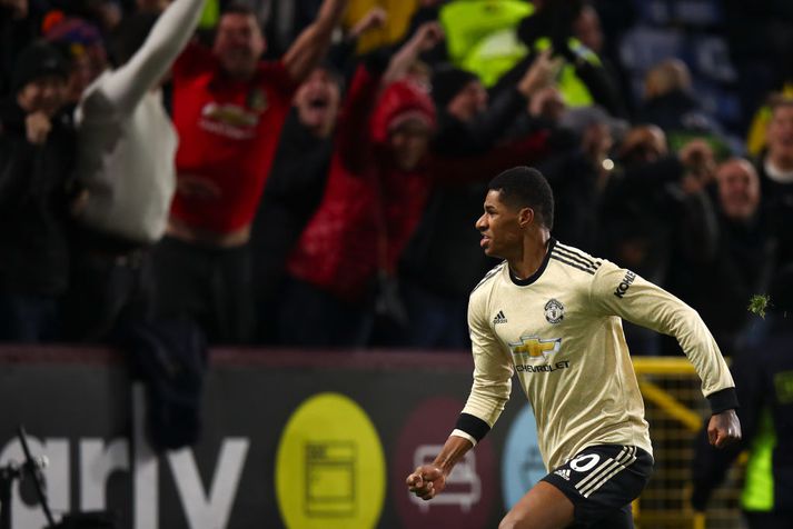 Rashford skoraði seint í leiknum í kvöld