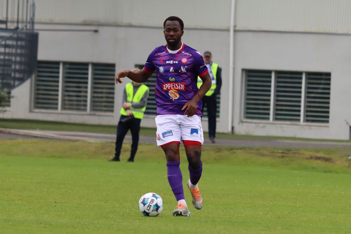 Yann Emmanuel Affi tryggði Þór sigur með því að skora úr síðasta vítinu.