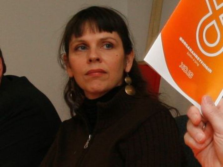 Birgitta Jónsdóttir, þingmaður Borgarahreyfingarinnar.