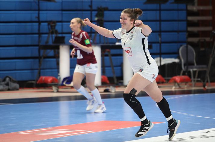 Hrafnhildur Hanna Þrastardóttir, markadrottning Olís-deildarinnar og besti leikmaður hennar að mati Seinni bylgjunnar.
