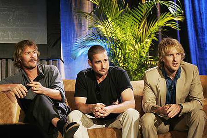 Bræðurnir Andrew, Luke og Owen Wilson.