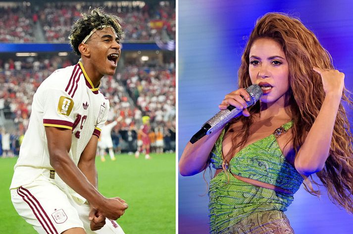Það verða ekki bara fótboltastjörnur á borð við Lamine Yamal á vellinum á sunnudaginn, á úrslitaleik HM. Shakira er í glæstum hópi stjarna sem koma fram.