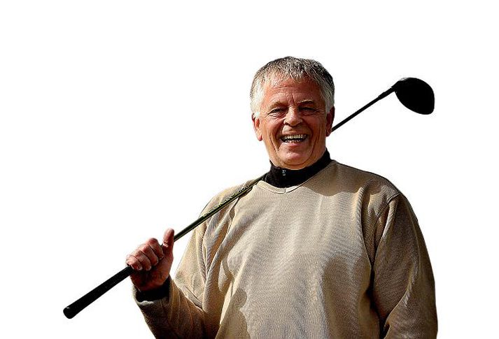 Kormákur Geirharðsson og Arnar Jónsson eru báðir með undir tíu í forgjöf. Þeir taka þátt í golfmóti listamanna ásamt Birni Brynjúlfi Björnssyni.