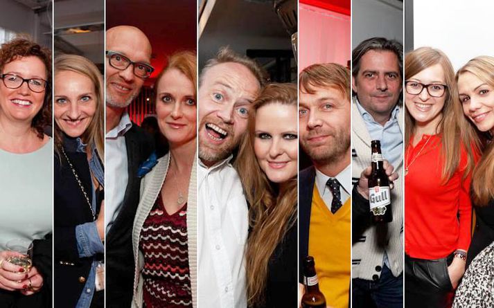 Þegar partýljónin koma saman er ávallt von á góðri skemmtun eins og í Fíton teitinu í Kaaberhúsinu í gærkvöldi.