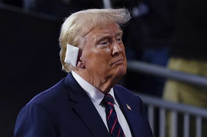 Donald Trump stígur á svið um tvöleytið í nótt að íslenskum tíma.