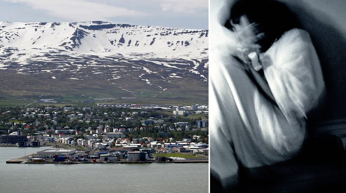 Karlmaður á Akureyri var dæmdur í átta mánaða skilorðsbundið fangelsi fyrir að hafa ítrekað ráðist gegn sambýliskonu sinni.