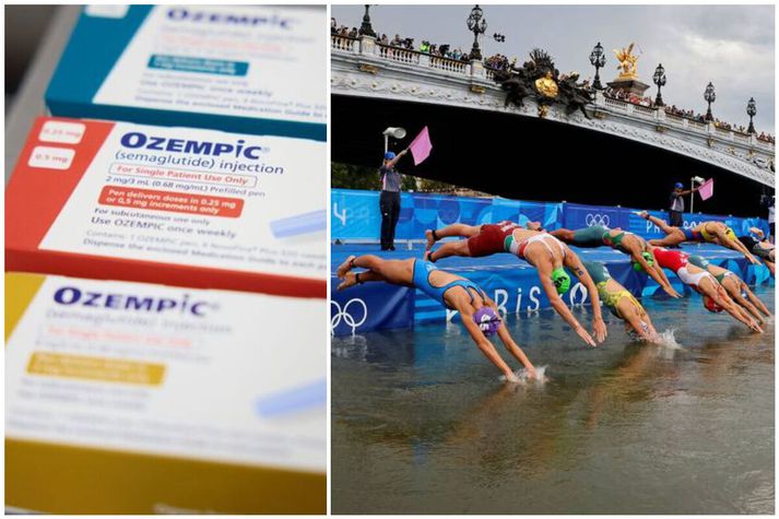 Einhverjir keppendur í þríþraut á Ólympíuleikunum í París notuðu þyngdarstjórnunarlyf, sem eru lögleg eins og er. 