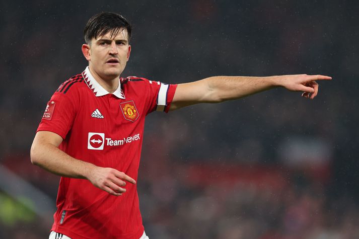 Harry Maguire í leik kvöldsins.