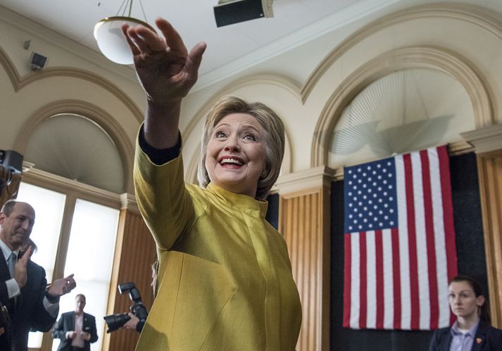 Hillary Clinton tjáði sig um árásirnar í Brussel í ræðu sem hún hélt í Stanford háskóla í dag.